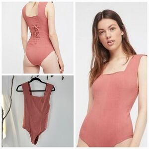 Free people sleeveless form fitting bodysuit
